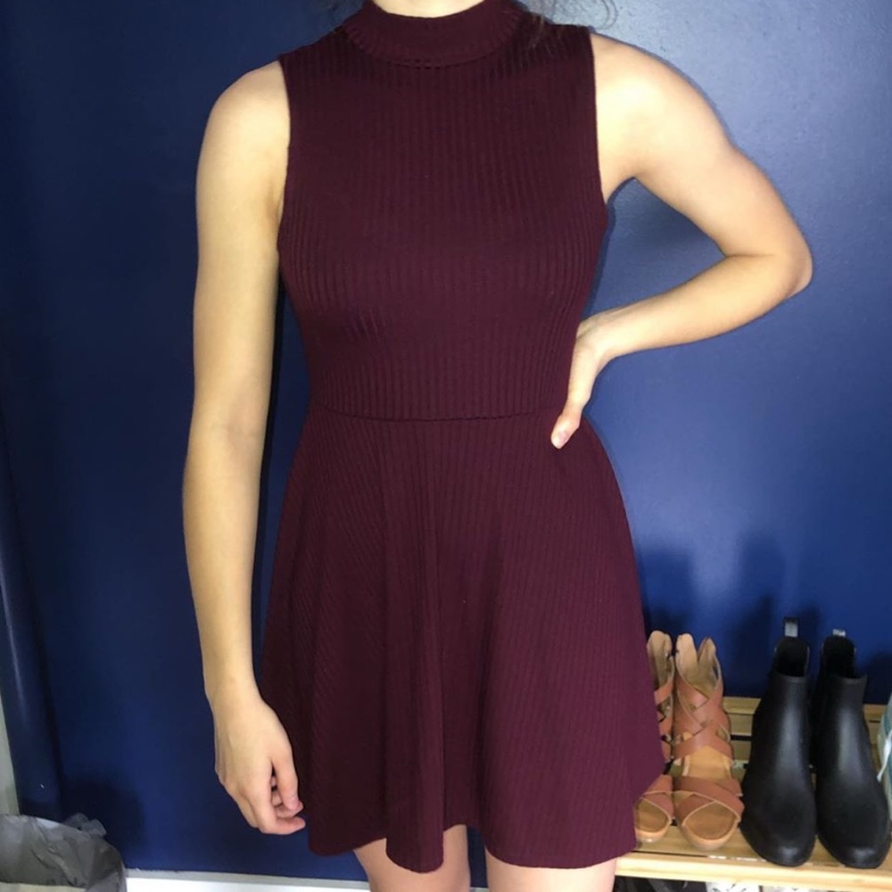 Maroon Dress